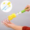 Abaodam Bottle Cleaning Brush with Ergonomic Handle Soft Sponge for Thorough Bottle and Nipple Cleaning Includes Hanging Hooks Safe Non-Scratch Design in Blue view 3