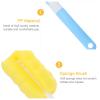 Abaodam Bottle Cleaning Brush with Ergonomic Handle Soft Sponge for Thorough Bottle and Nipple Cleaning Includes Hanging Hooks Safe Non-Scratch Design in Blue view 4