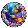 10-Inch Metal Wind Spinner Tropical Fish 3D Marine Life Wind Spinner, Unique Metal Hanging Kinetic Wind Sculpture Ornament Gifts for Women Yard Art Garden Patio Lawn Indoor Outdoor Decor view 1