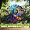 10-Inch Metal Wind Spinner Tropical Fish 3D Marine Life Wind Spinner, Unique Metal Hanging Kinetic Wind Sculpture Ornament Gifts for Women Yard Art Garden Patio Lawn Indoor Outdoor Decor view 4