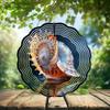 10-Inch Metal Wind Spinner Seashell on Water 3D Marine Life Wind Spinner, Unique Metal Hanging Kinetic Wind Sculpture Ornament Gifts for Women Yard Art Garden Patio Lawn Indoor Outdoor Decor (1) view 2