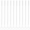 YARNOW 10pcs Extra Long Straw Cleaner Brush Flexible Stainless Steel Bottle Straw Cleaning Tool for Bottles Safe Gentle Bristles with Hanging for Easy Storage view 1