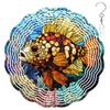 10-Inch Metal Wind Spinner Groupers Fish 3D Marine Life Wind Spinner, Unique Metal Hanging Kinetic Wind Sculpture Ornament Gifts for Women Yard Art Garden Patio Lawn Indoor Outdoor Decor view 1