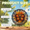 10-Inch Metal Wind Spinner Monarch Butterfly 3D Insect Wind Spinner, Unique Metal Hanging Kinetic Wind Sculpture Ornament Gifts for Women Yard Art Garden Patio Lawn Indoor Outdoor Decor view 3
