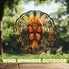 10-Inch Metal Wind Spinner Monarch Butterfly 3D Insect Wind Spinner, Unique Metal Hanging Kinetic Wind Sculpture Ornament Gifts for Women Yard Art Garden Patio Lawn Indoor Outdoor Decor view 4