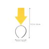 BESPORTBLE 3pcs Creative Arrow Headband Lightweight Funny Hair Hoops for Birthday Halloween Cosplay Party Photo Props Novelty Headwear Accessory view 2