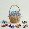 Anditoy 6 Pack Prefilled Easter Eggs with Racing Cars Building Blocks Toys Inside for Kids Boys Girls Teens Easter Basket Stuffers Gifts view 4