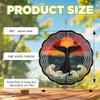 10-Inch Metal Wind Spinner Whale's Tail in Sunset 3D Marine Life Wind Spinner, Unique Metal Hanging Kinetic Wind Sculpture Ornament Gifts for Women Yard Art Garden Patio Lawn Indoor Outdoor Decor (1) view 3