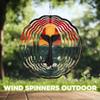 10-Inch Metal Wind Spinner Whale's Tail in Sunset 3D Marine Life Wind Spinner, Unique Metal Hanging Kinetic Wind Sculpture Ornament Gifts for Women Yard Art Garden Patio Lawn Indoor Outdoor Decor (1) view 4