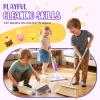 Kids Cleaning Toy Set,Purple Mini Spray Mop Montessori Toys Pretend Play Cleaning Tool for Toddlers with Spray Mop & Kids Broom Dustpan Set Cleaning Toys Gift for Toddlers Girls Boys Age 3+ view 4