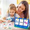 78Pcs Educational Flashcards Alphabets Vocabulary Learning Cards with Parent Interaction Guide for Preschool Educational Word Cards view 2