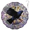 10-Inch Metal Wind Spinner Black Crow 3D Bird Wind Spinner, Unique Metal Hanging Kinetic Wind Sculpture Ornament Gifts for Women Yard Art Garden Patio Lawn Indoor Outdoor Decor view 1