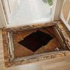 3D Optical Illusion Rug,2025 Muti-Design 3D Hole Rug,Dog Gets Scared of 3-D Carpet,Funny 3-D Carpet to Prank with Secure Non-Slip, Easy Clean Doormat for Entrance view 1