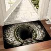 3D Optical Illusion Rug,2025 Muti-Design 3D Hole Rug,Dog Gets Scared of 3-D Carpet,Funny 3-D Carpet to Prank with Secure Non-Slip, Easy Clean Doormat for Entrance view 4