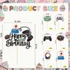 13 PCS Video Game Cake Toppers Controller Happy Birthday Cake Decorations for Game Theme Kids Birthday Party Cupcake Decor view 4