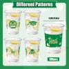 100 Pack Graduation Decorations Class of 2026, 16 Oz Green and Gold Graduation Clear Plastic Cups Disposable Party Cups for Drinks 2026 School Grad Party Favors Supplies view 4