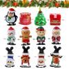 Wind Up Christmas Toys for Kids, 12 Pieces Small Festival & Game Long Tail, Clockwork Walking Toy Main Feature, Holiday Toy Set with Usage for Boys Girls Party Gathering Classroom School view 1