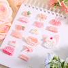 Goktvai 8 Sets 3in/7.62cm Doll Clothes, Cute Doll Accessories with Tops and Skirts for Toy Enthusiasts Display & Decoration (Pink) view 3