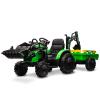 3-in-1 Ride on Tractor, 24v Ride on Car Toy Excavator & Bulldozer view 1