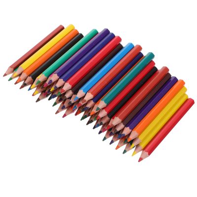 Abaodam 6 Sets Mini Colored Pencils for Portable Painting and Writing Pencils with Strong Tips Hold Small for Drawing Sketching and Classroom Use