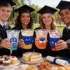 100 Pack Graduation Decorations Class of 2026, 16 Oz Blue and Black Graduation Clear Plastic Cups Disposable Party Cups for Drinks 2026 School Grad Party Favors Supplies view 2