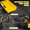 3-in-1 Ride on Tractor, 24v Ride on Car Toy Excavator & Bulldozer view 2