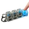 2 Pieces Keyboard Fidget Toy - 4 Buttons Keyboard Fidget Keyring for Stress Relief | Lightweight Transparent Colorful Lights Clicker | Funny Mechanical Stress Relief Toy for Kids and Adults view 3
