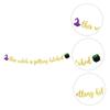 MOLUCKFU Halloween Witch Party Decorations Banner Haunted House Halloween Party Supplies Easy DIY Wall Hanging Garland for Indoor Outdoor Festive Atmosphere view 3