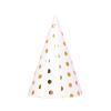BHUANLSIY Hot stamping birthday hat decoration party triangle hat view 1