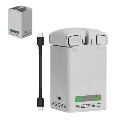 Portable 2-Way 65W for DJI Mini 5 Pro, Fast Charger Batteries Storage Manage Case, Drone Mini 5 Pro Intelligent Charging HUB, Compatible with Mini4/3Pro
