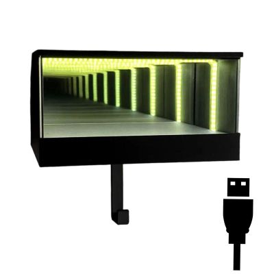 PASNMKvn Unconfined Shimmering Garage Holder Small Garage with LED Lights