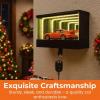 PASNMKvn Unconfined Shimmering Garage Holder Small Garage with LED Lights view 3