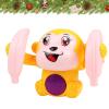 Electric Monkey Toy  Flipping Dancing Monkey with Bananas, Voice Control Musical Toy, Talking Rolling 360 Gift for Kids, Interactive Electric Animal Toys for Early Learning view 4