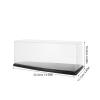 Abaodam Transparent Display Case for Figures Dustproof and Showcase with Clear View for Home Office Exhibitions Model Cars Dolls Collectibles Organizer view 2