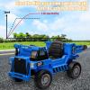 12V Electric Ride on Dump Truck for Kids,12v 4WD Kids Ride on Dump Truck with Remote Control,Electric Construction Toy Car with Power Dump Bed & Shovel, 2 Speeds, Bluetooth Music Player,Gift for Boys view 4