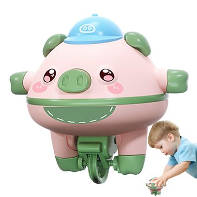 Tightrope Unicycle Toy, Premium, Lightweight, Stylish Pig Balancing Car Learning, Toys Educational Gyroscope Interactive, Funny Skills Development | Skills Development Sturdy Durable