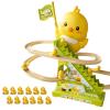 Electric Climbing Duck Toys for Kids Small 12-Duck Climbing Stairs Toy LED Flashing Lights Music Early Learning Game Improves Hand-Eye Coordination with Music for Children Boys Girls Kids view 1