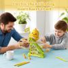 Electric Climbing Duck Toys for Kids Small 12-Duck Climbing Stairs Toy LED Flashing Lights Music Early Learning Game Improves Hand-Eye Coordination with Music for Children Boys Girls Kids view 2