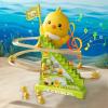 Electric Climbing Duck Toys for Kids Small 12-Duck Climbing Stairs Toy LED Flashing Lights Music Early Learning Game Improves Hand-Eye Coordination with Music for Children Boys Girls Kids view 3