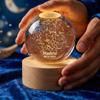 Personalized Star Map Crystal Ball  Custom Name & Date Night Sky, 3D Laser Engraved Constellation Globe with LED Base, Unique Anniversary, Birthday & Valentines Gift view 2