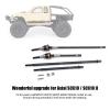 2pcs CVD Drive Shaft Front Axle Spare Parts Fit for Axial Wraith RC Car Model view 4