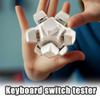 12-Key Keyboard Fidget Toy for Adults  2025 New LED Light Fidget Clicker, Sensory Stress Relief Press Toy (Black) view 2