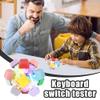 12-Key Keyboard Fidget Toy for Adults  2025 New LED Light Fidget Clicker, Sensory Stress Relief Press Toy (Black) view 3