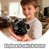 12-Key Keyboard Fidget Toy for Adults  2025 New LED Light Fidget Clicker, Sensory Stress Relief Press Toy (Black) view 4