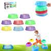Light up Stepping Stones for Kids, Glow and Music Stepping Stones, Floor Is Lava Stepping Stone, Balance Stepping Stone Kit with Light up Jumping Stone (8PCS) view 1