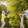Foam Plane - 48 Cm Luminous Kids Airplane Toy, Easy Fly Glider Plane Aircraft Model, Durable Outdoor Flying Toy | Exciting Children Outdoor Game view 3