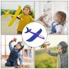 Foam Plane - 48 Cm Luminous Kids Airplane Toy, Easy Fly Glider Plane Aircraft Model, Durable Outdoor Flying Toy | Exciting Children Outdoor Game view 4
