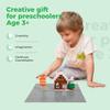 Etarnfly Classic Baseplates Building Plates-10" x 10" Building Boards,100% Compatible with All Major Brands and Activity Table, Creative Platforms Mats for Toy Bricks (Gray-16, 16 Pack) view 4