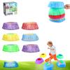 Light up Stepping Stones for Kids, Glow and Music Stepping Stones, Floor Is Lava Stepping Stone, Balance Stepping Stone Kit with Light up Jumping Stone (6PCS) view 1