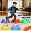 Light up Stepping Stones for Kids, Glow and Music Stepping Stones, Floor Is Lava Stepping Stone, Balance Stepping Stone Kit with Light up Jumping Stone (6PCS) view 2